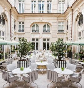 Jardin hôtel Le Crillon